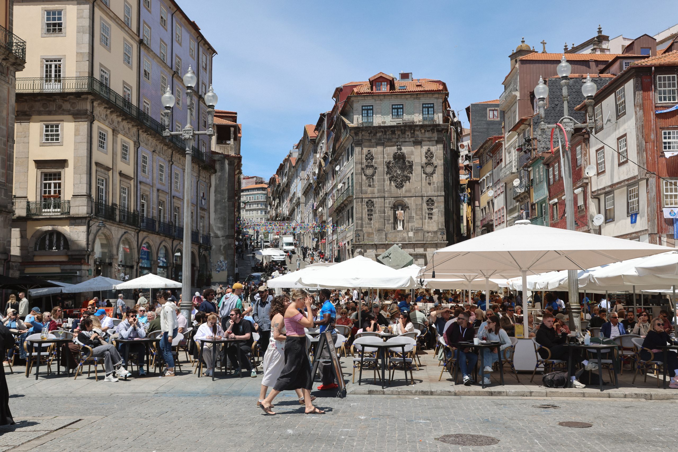 Town centre of Porto